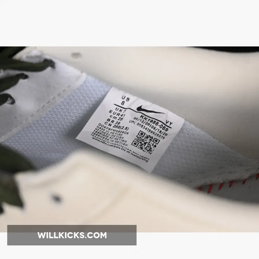 AIR FORCE 1 07 LOW SUPREME WHITE/GREEN AIR FORCE 1 07 LOW SUPREME WHITE/GREEN