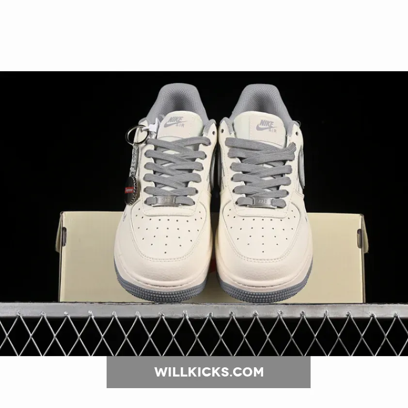 AIR FORCE 1 07 LOW SUPREME WHITE/GREY AIR FORCE 1 07 LOW SUPREME WHITE/GREY
