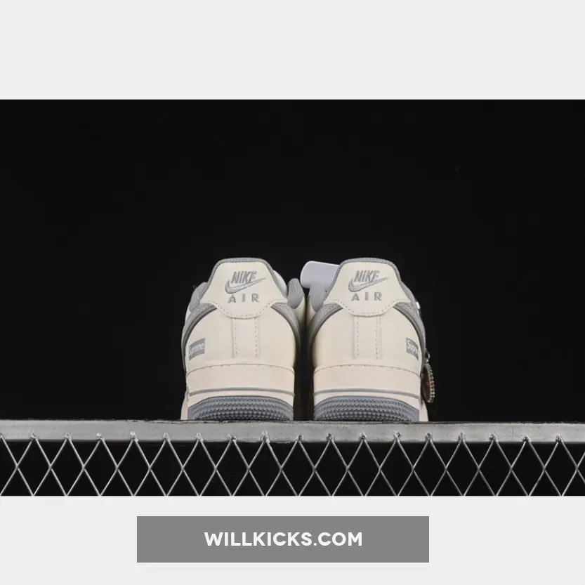 AIR FORCE 1 07 LOW SUPREME WHITE/GREY AIR FORCE 1 07 LOW SUPREME WHITE/GREY