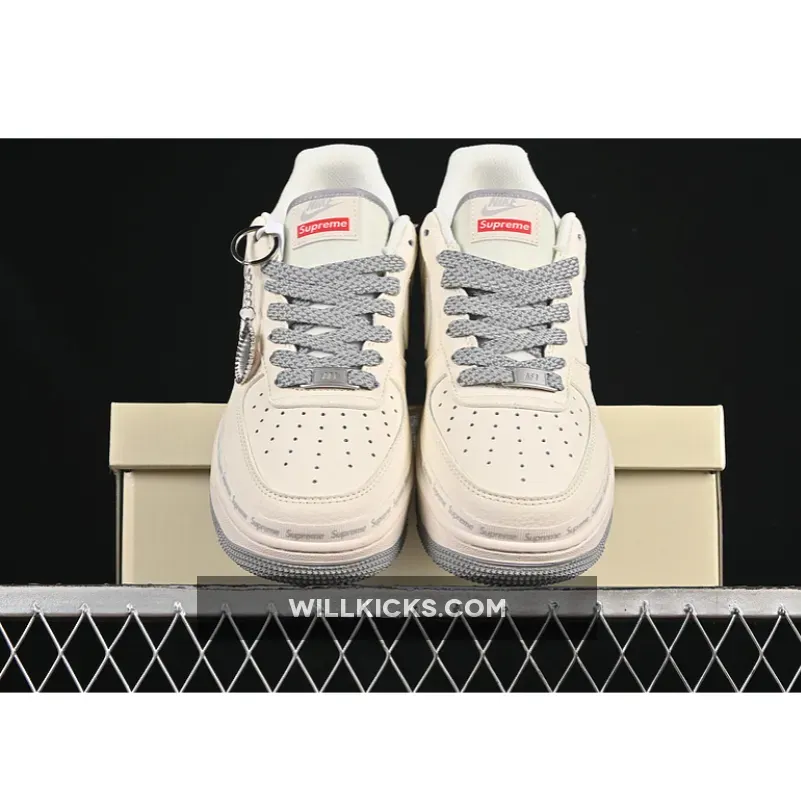 AIR FORCE 1 07 LOW SUPREME BEIGE/GREY AIR FORCE 1 07 LOW SUPREME BEIGE/GREY