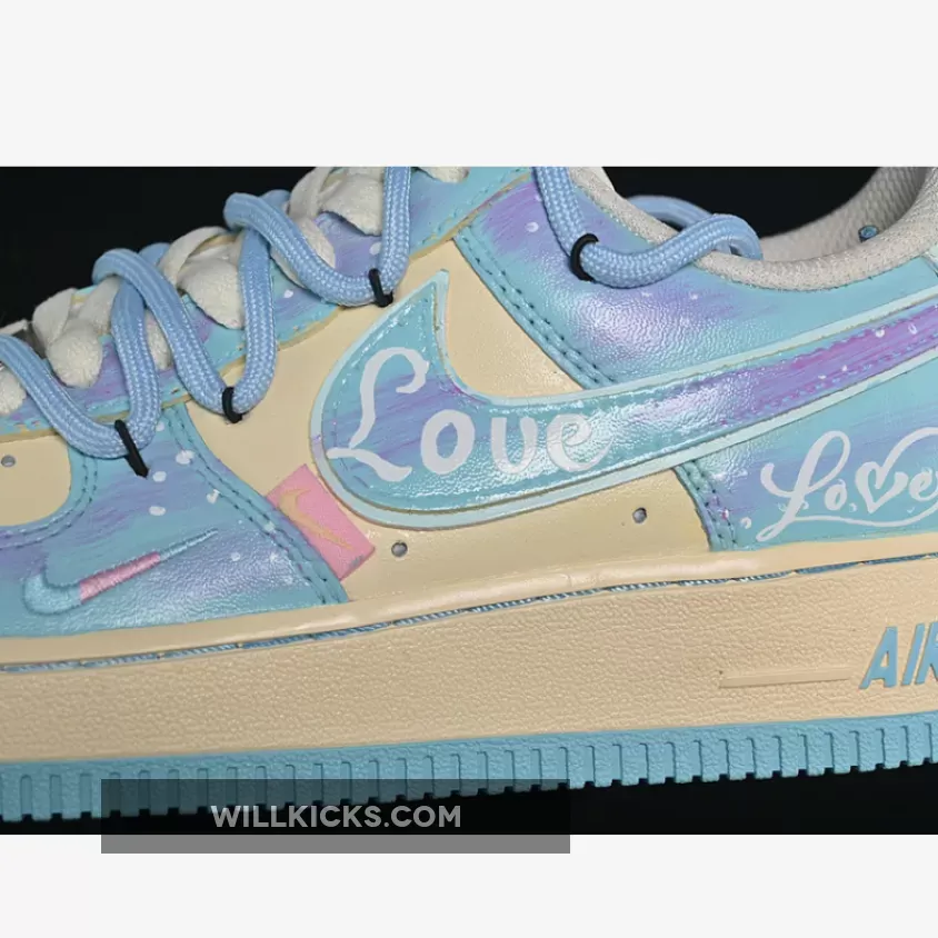 AIR FORCE 1 07 LOW SWEET DREAM OF SEA SALT BLUE/BEIGE AIR FORCE 1 07 LOW SWEET DREAM OF SEA SALT BLUE/BEIGE