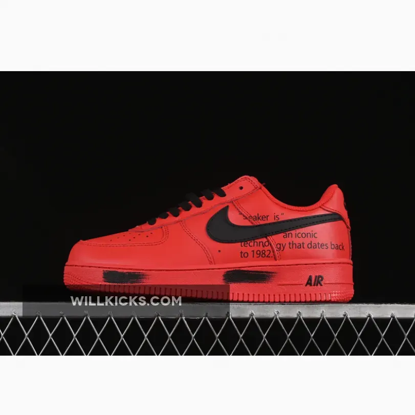 AIR FORCE 1 07 LOW UNIVERSITY RED/BLACK