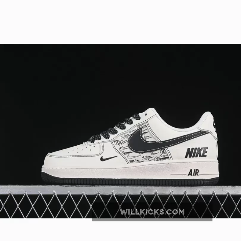 AIR FORCE 1 07 LOW WHITE/BLACK