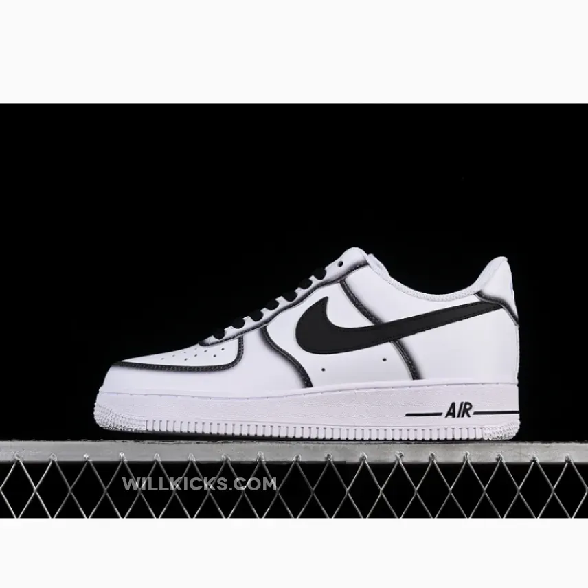 AIR FORCE 1 07 LOW WHITE/BLACK