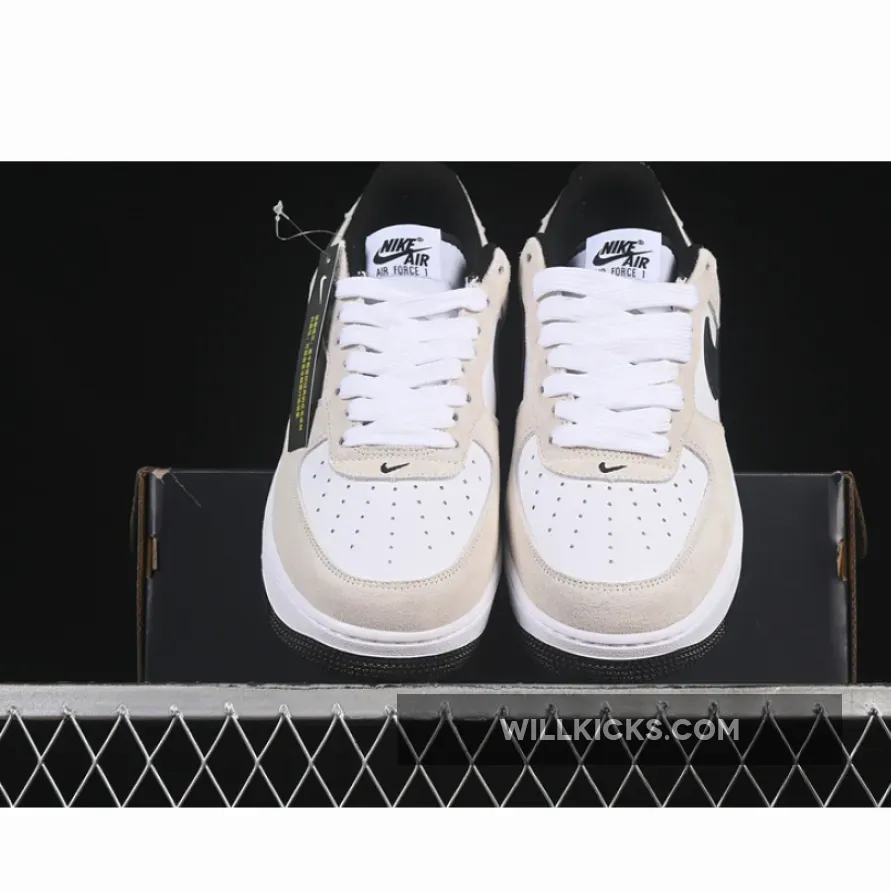 AIR FORCE 1 07 LOW WHITE/BLACK/GREY AIR FORCE 1 07 LOW WHITE/BLACK/GREY