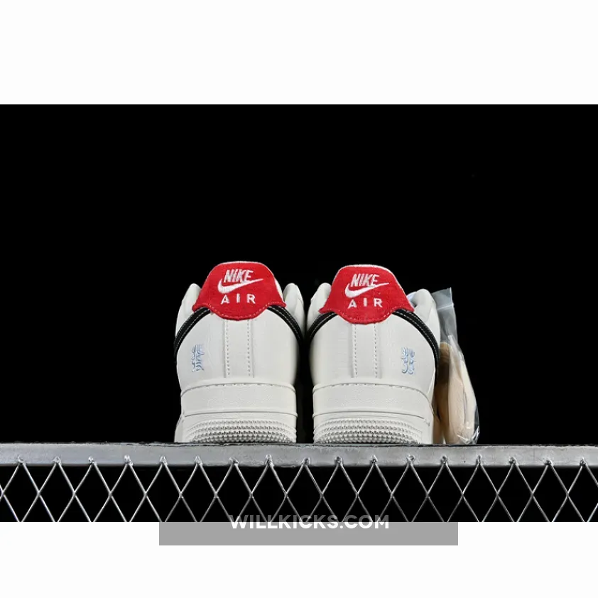 AIR FORCE 1 07 LOW WHITE/BLACK/RED AIR FORCE 1 07 LOW WHITE/BLACK/RED