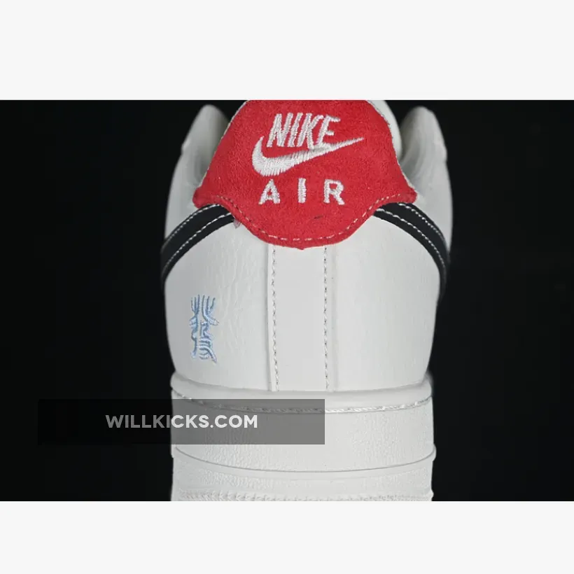 AIR FORCE 1 07 LOW WHITE/BLACK/RED AIR FORCE 1 07 LOW WHITE/BLACK/RED