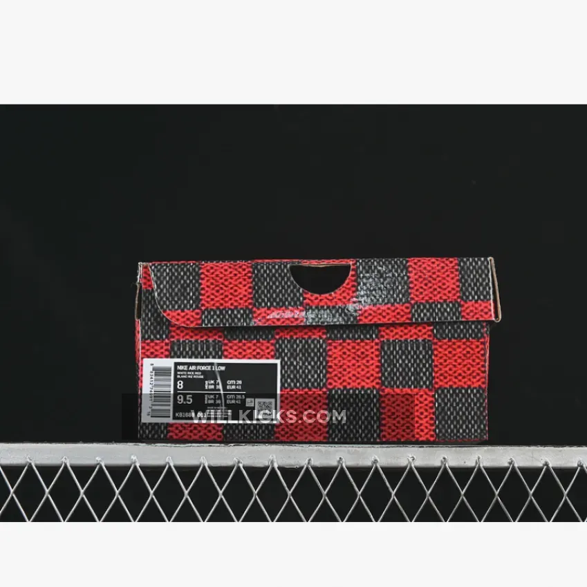 AIR FORCE 1 07 LOW WHITE/BLACK/RED AIR FORCE 1 07 LOW WHITE/BLACK/RED