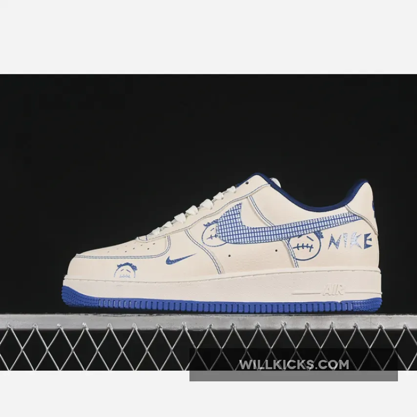 AIR FORCE 1 07 LOW WHITE/BLUE