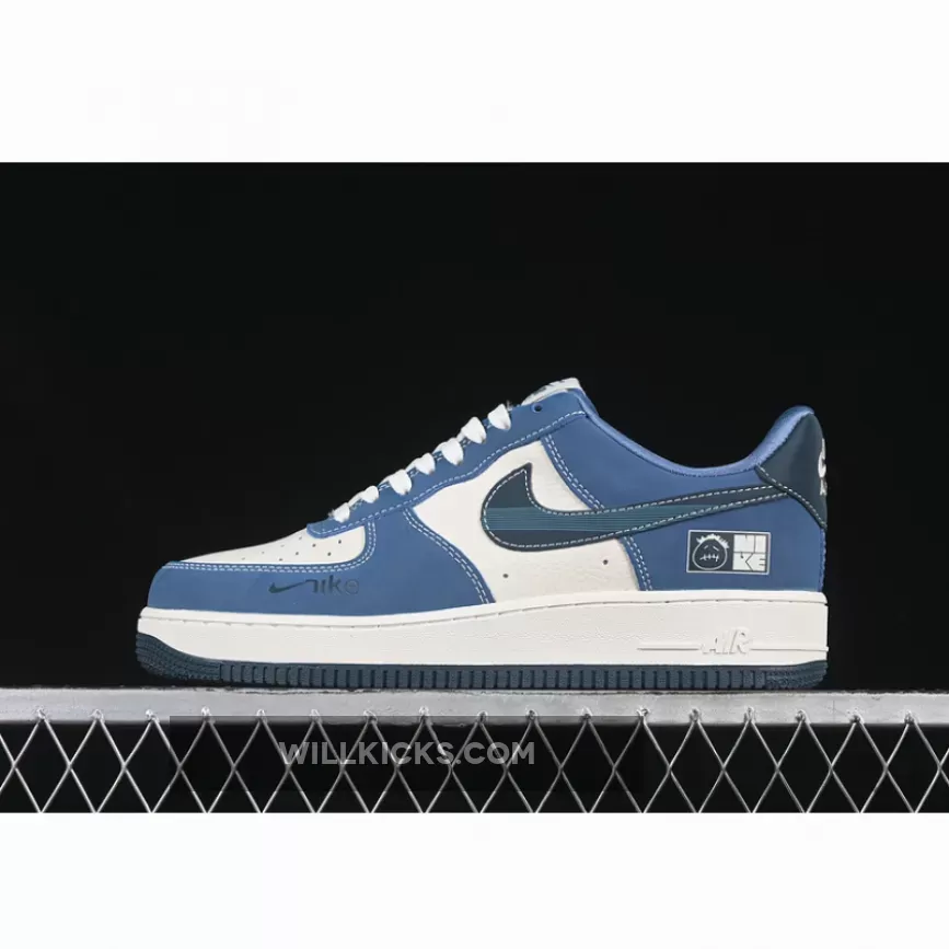 AIR FORCE 1 07 LOW WHITE/BLUE
