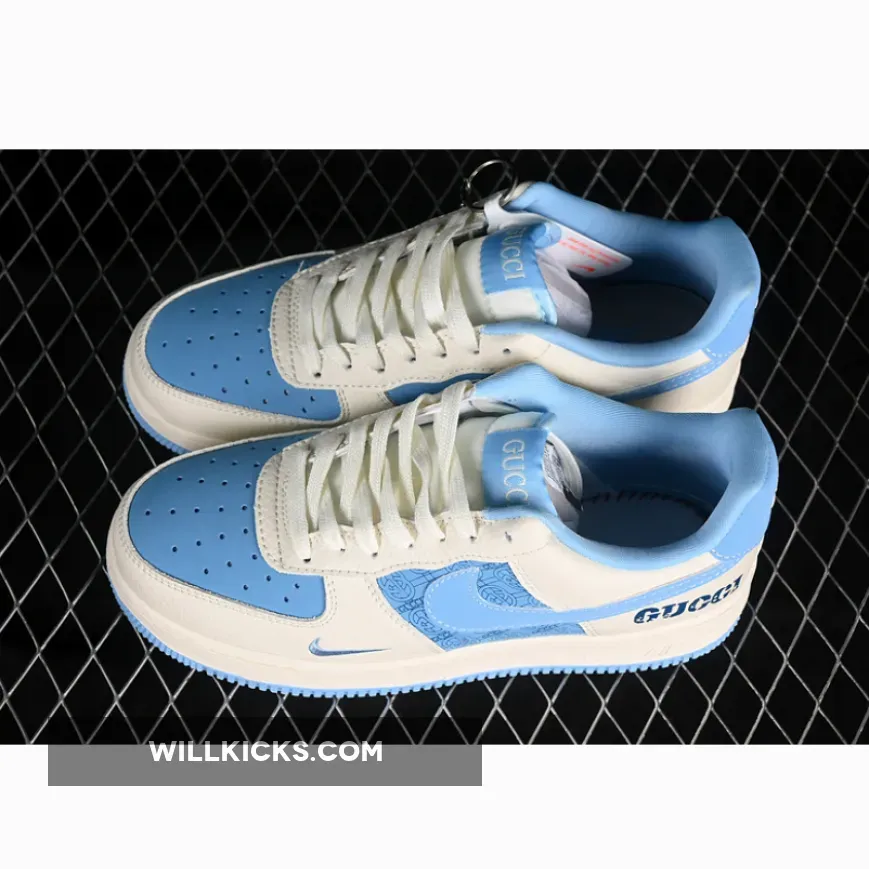 AIR FORCE 1 07 LOW WHITE/BLUE AIR FORCE 1 07 LOW WHITE/BLUE