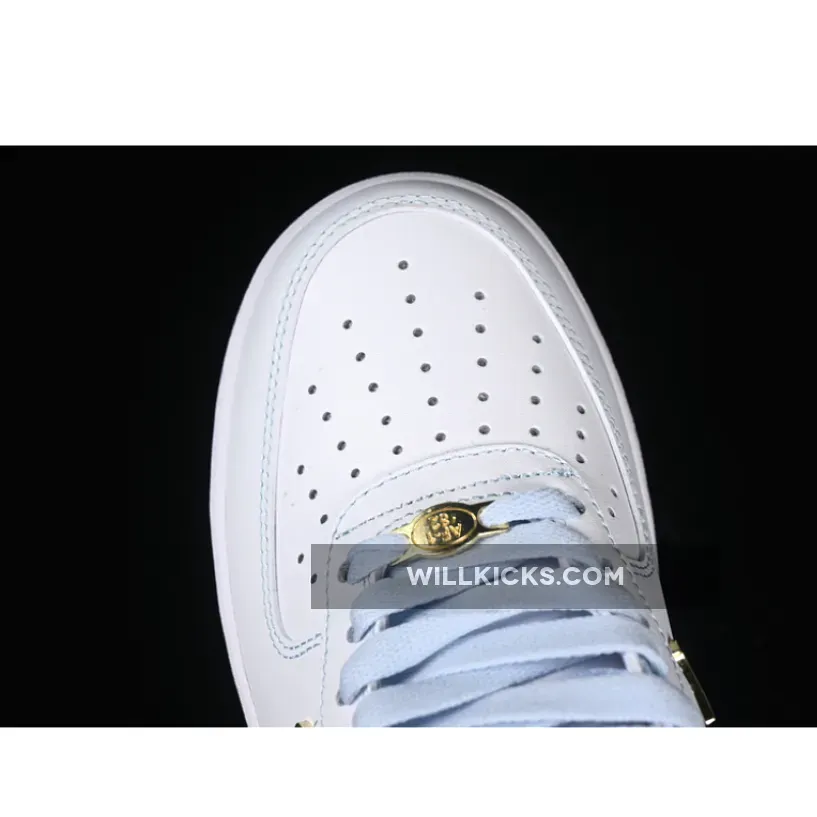 AIR FORCE 1 07 LOW WHITE/BLUE/GOLD AIR FORCE 1 07 LOW WHITE/BLUE/GOLD