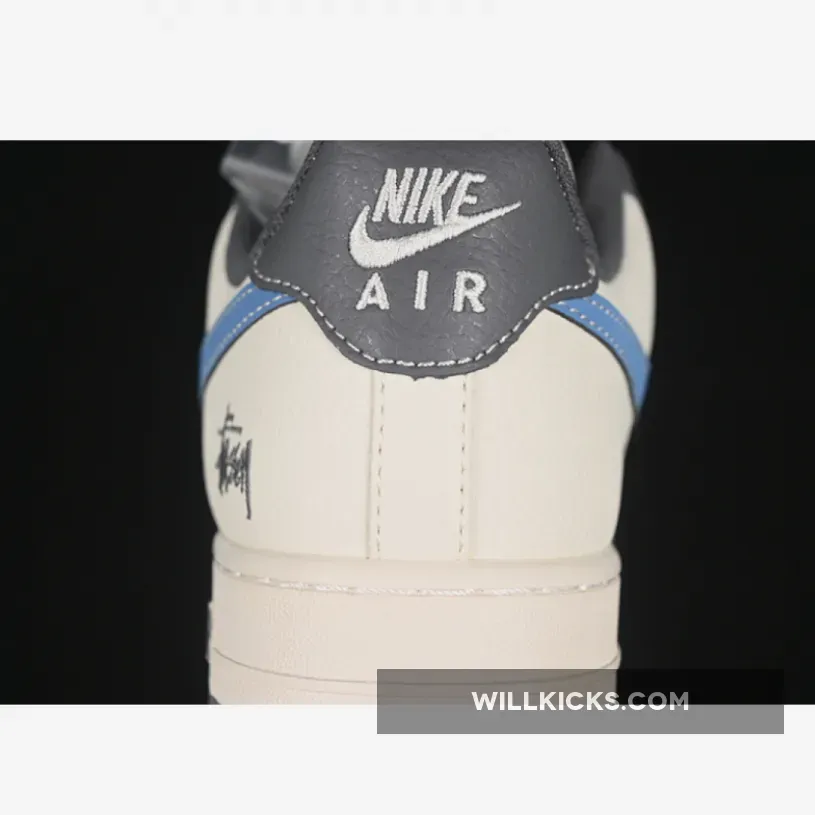 AIR FORCE 1 07 LOW WHITE/BLUE/GREY AIR FORCE 1 07 LOW WHITE/BLUE/GREY