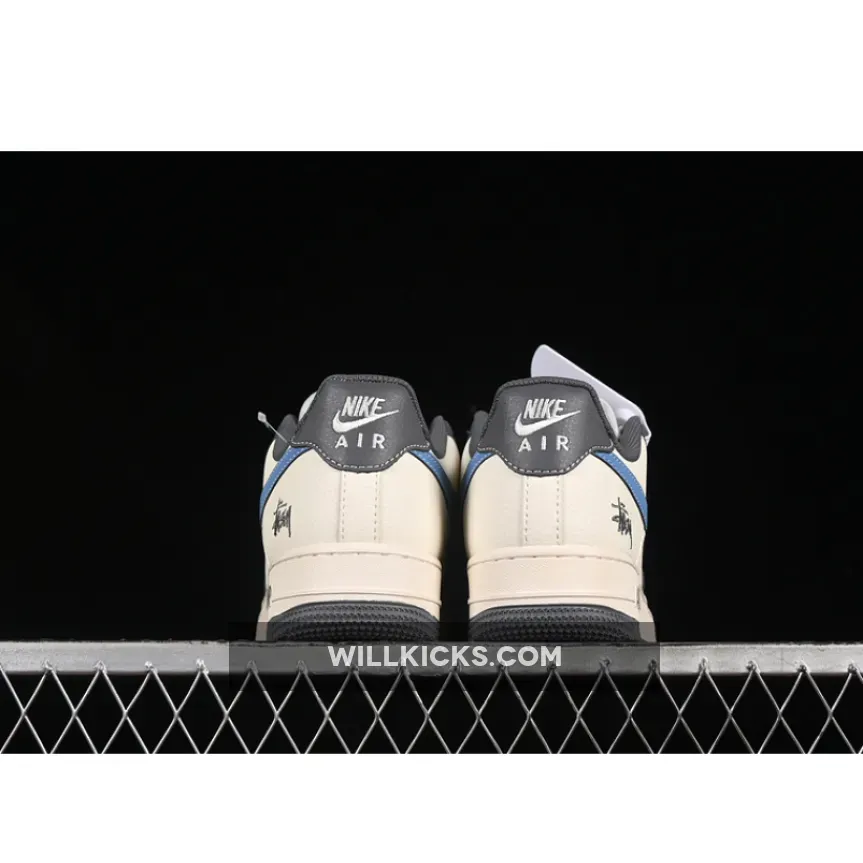 AIR FORCE 1 07 LOW WHITE/BLUE/GREY AIR FORCE 1 07 LOW WHITE/BLUE/GREY