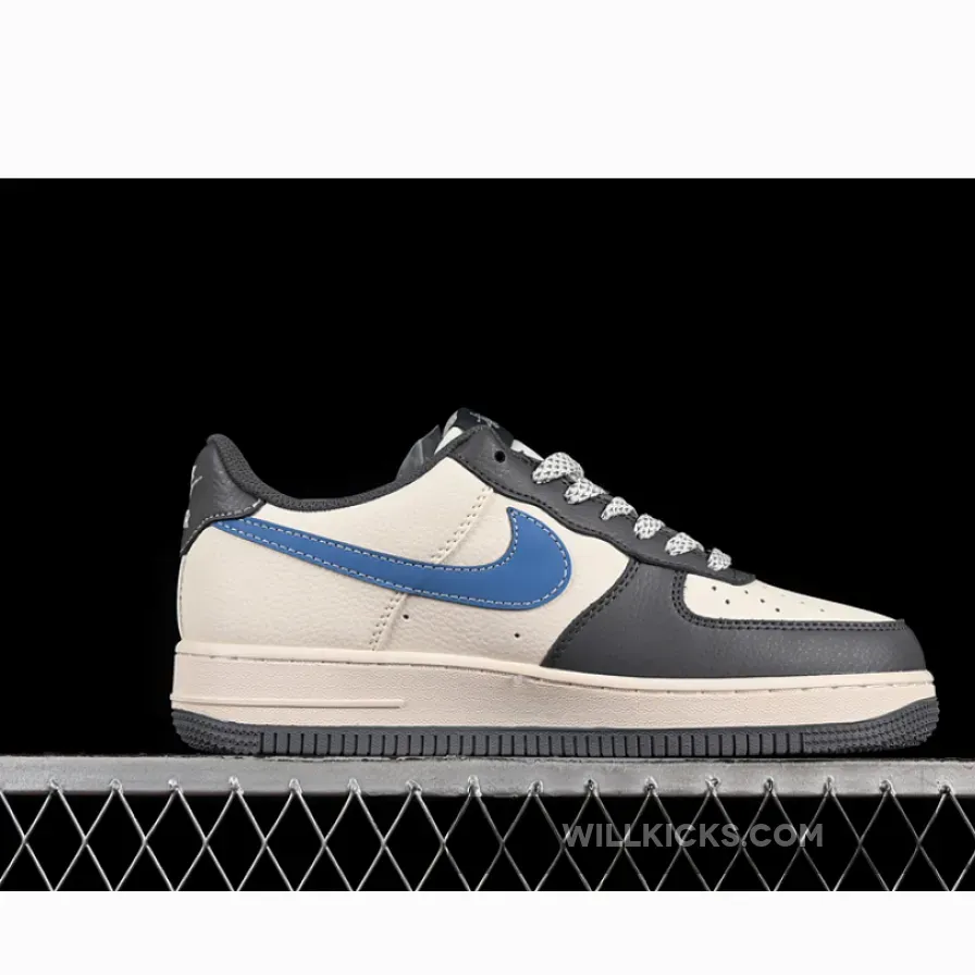 AIR FORCE 1 07 LOW WHITE/BLUE/GREY AIR FORCE 1 07 LOW WHITE/BLUE/GREY