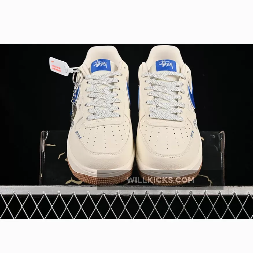 AIR FORCE 1 07 LOW WHITE/BLUE/GREY AIR FORCE 1 07 LOW WHITE/BLUE/GREY
