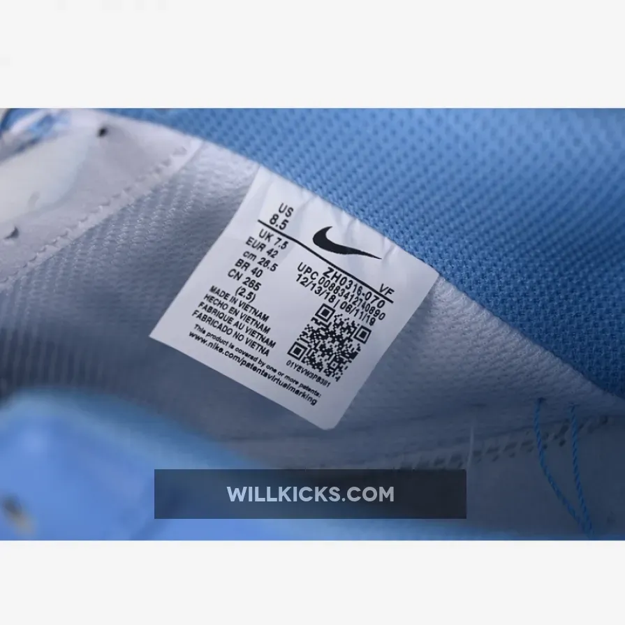 AIR FORCE 1 07 LOW WHITE/BLUE/SILVER AIR FORCE 1 07 LOW WHITE/BLUE/SILVER