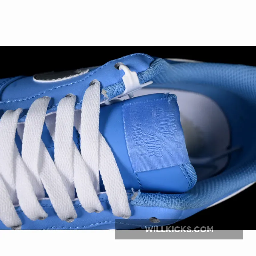 AIR FORCE 1 07 LOW WHITE/BLUE/SILVER AIR FORCE 1 07 LOW WHITE/BLUE/SILVER