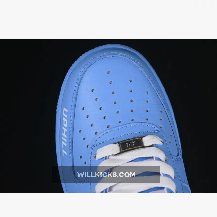 AIR FORCE 1 07 LOW WHITE/BLUE/SILVER AIR FORCE 1 07 LOW WHITE/BLUE/SILVER