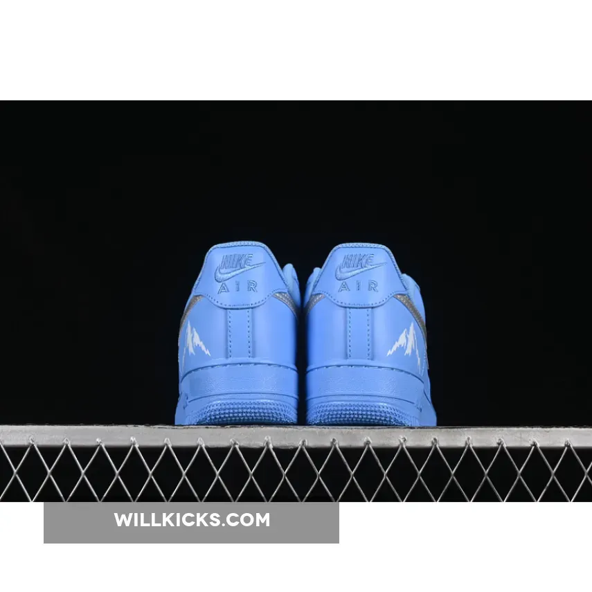 AIR FORCE 1 07 LOW WHITE/BLUE/SILVER AIR FORCE 1 07 LOW WHITE/BLUE/SILVER