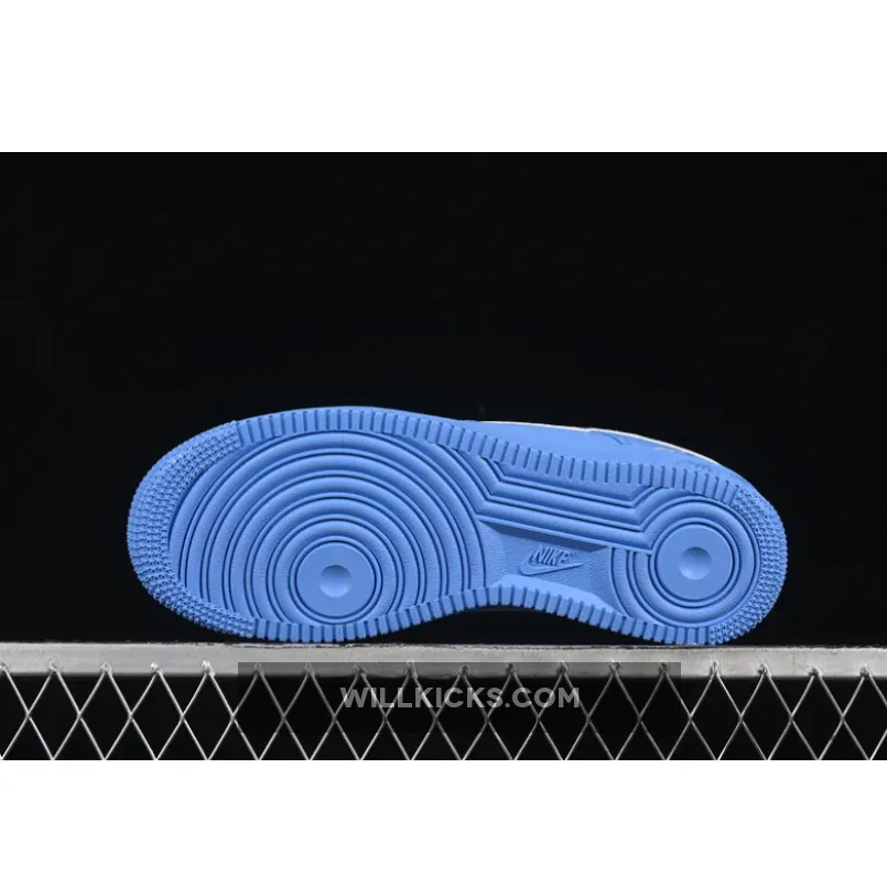 AIR FORCE 1 07 LOW WHITE/BLUE/SILVER AIR FORCE 1 07 LOW WHITE/BLUE/SILVER