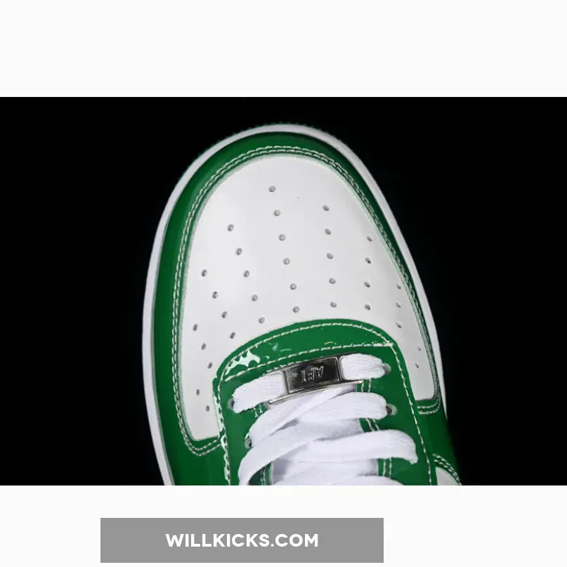 AIR FORCE 1 07 LOW WHITE/CLASSIC GREEN-VARSITY RED AIR FORCE 1 07 LOW WHITE/CLASSIC GREEN-VARSITY RED