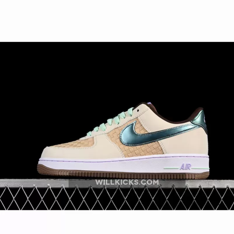 AIR FORCE 1 07 LOW WHITE/GLACIER BLUE/MINT FOAM/HYDRANGEAS/LIGHT CHOCOLATE