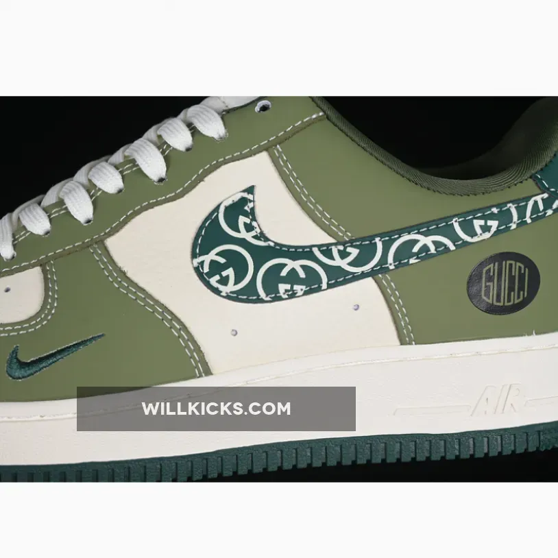 AIR FORCE 1 07 LOW WHITE/GREEN AIR FORCE 1 07 LOW WHITE/GREEN