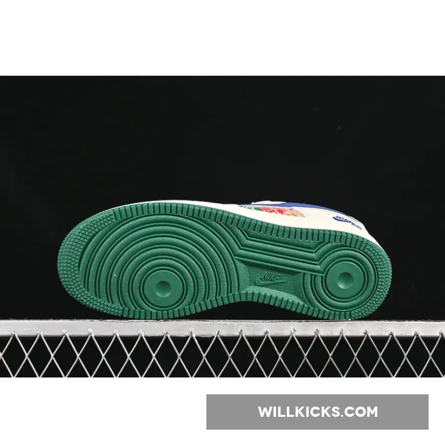 AIR FORCE 1 07 LOW WHITE/GREEN/BLUE AIR FORCE 1 07 LOW WHITE/GREEN/BLUE