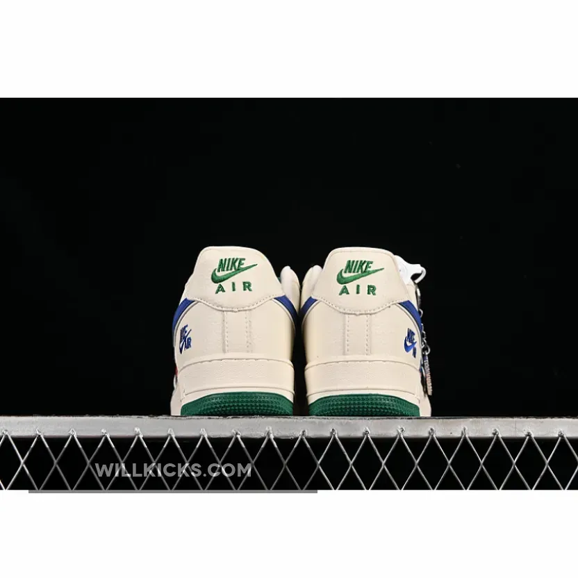 AIR FORCE 1 07 LOW WHITE/GREEN/BLUE AIR FORCE 1 07 LOW WHITE/GREEN/BLUE