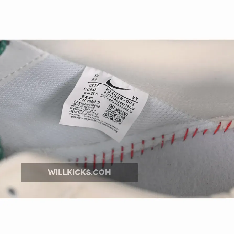 AIR FORCE 1 07 LOW WHITE/GREEN/BLUE AIR FORCE 1 07 LOW WHITE/GREEN/BLUE