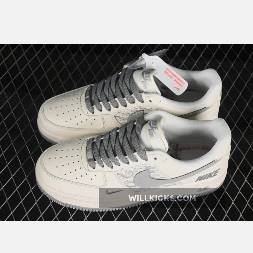 AIR FORCE 1 07 LOW WHITE/GREY AIR FORCE 1 07 LOW WHITE/GREY