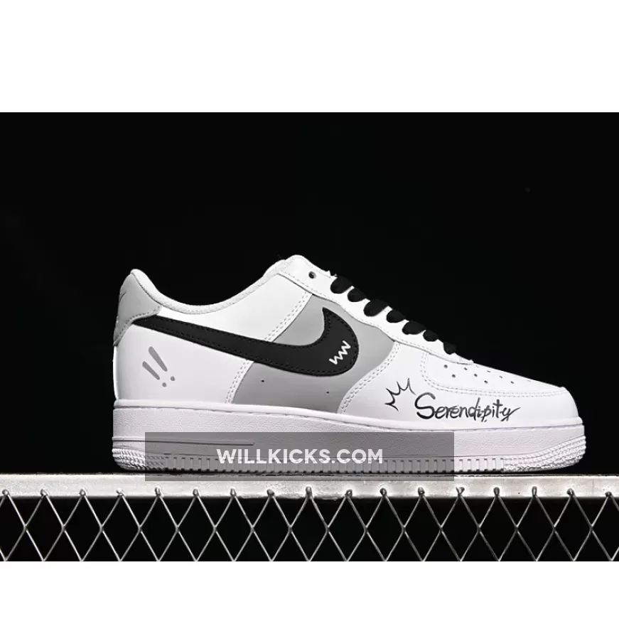 AIR FORCE 1 07 LOW WHITE/GREY/BLACK