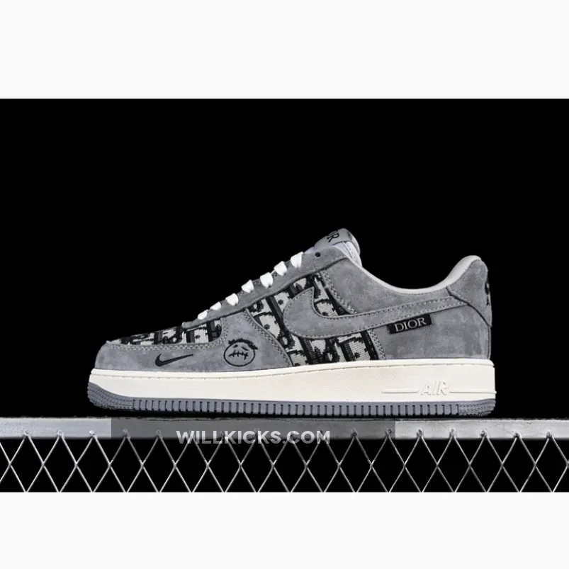 AIR FORCE 1 07 LOW WHITE/GREY/BLACK AIR FORCE 1 07 LOW WHITE/GREY/BLACK