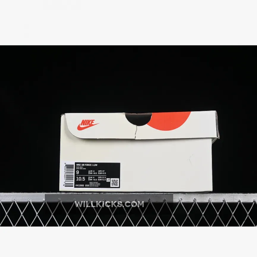 AIR FORCE 1 07 LOW WHITE/GREY/BLACK AIR FORCE 1 07 LOW WHITE/GREY/BLACK