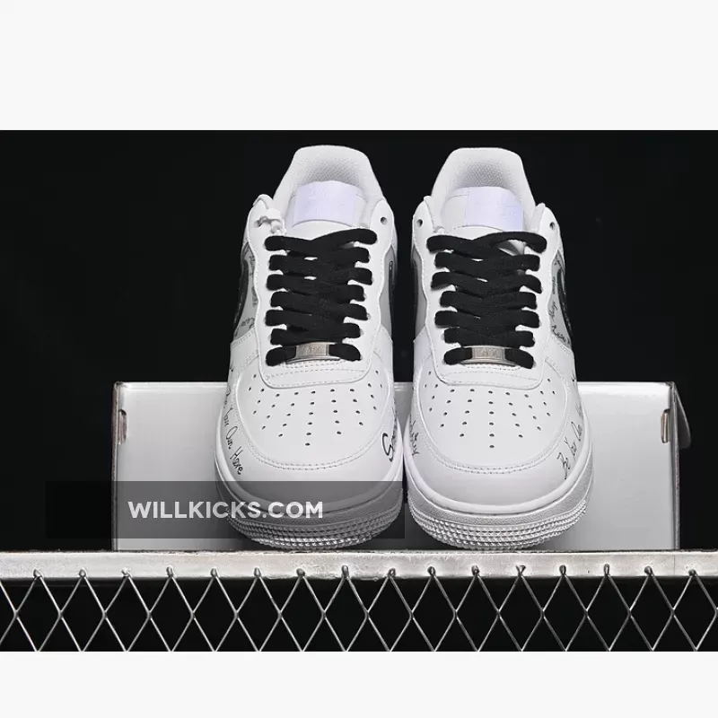 AIR FORCE 1 07 LOW WHITE/GREY/BLACK AIR FORCE 1 07 LOW WHITE/GREY/BLACK