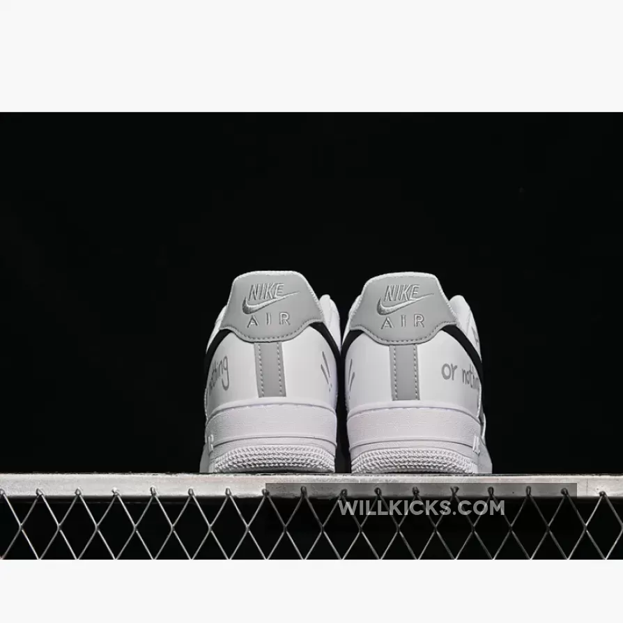 AIR FORCE 1 07 LOW WHITE/GREY/BLACK AIR FORCE 1 07 LOW WHITE/GREY/BLACK