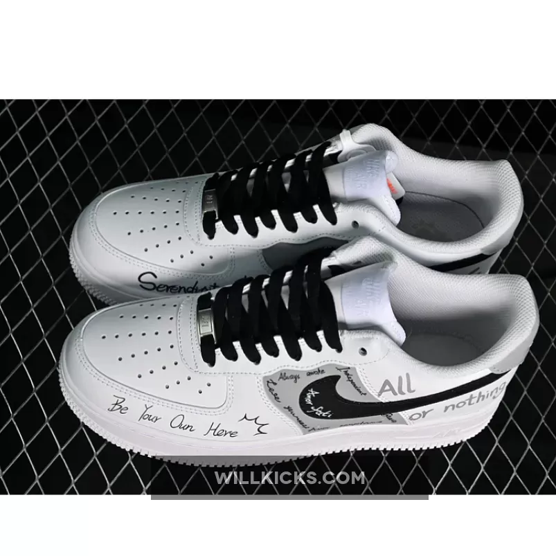 AIR FORCE 1 07 LOW WHITE/GREY/BLACK AIR FORCE 1 07 LOW WHITE/GREY/BLACK