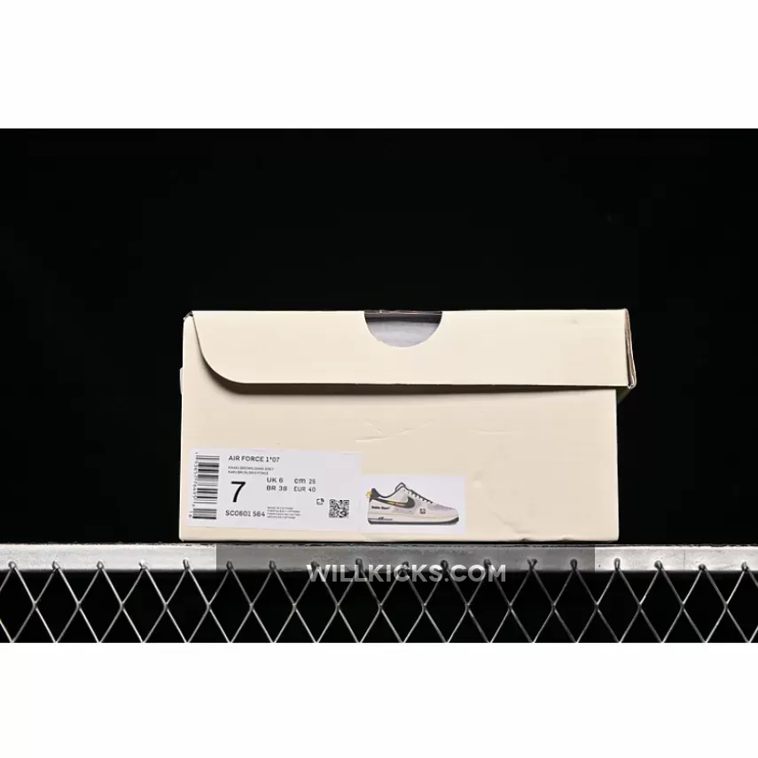 AIR FORCE 1 07 LOW WHITE/GREY/BLACK AIR FORCE 1 07 LOW WHITE/GREY/BLACK