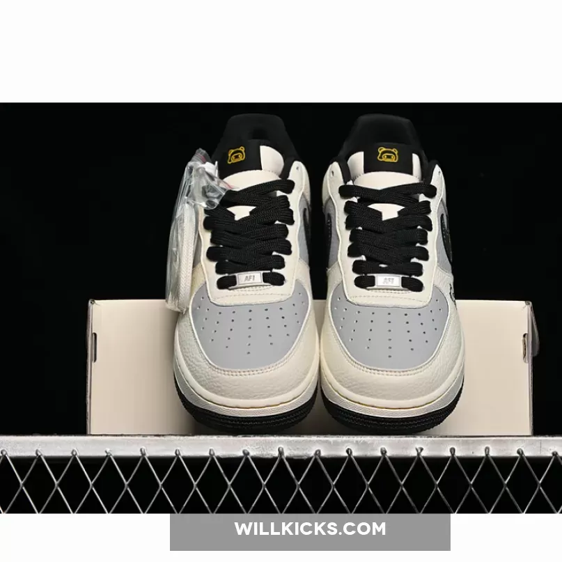 AIR FORCE 1 07 LOW WHITE/GREY/BLACK AIR FORCE 1 07 LOW WHITE/GREY/BLACK