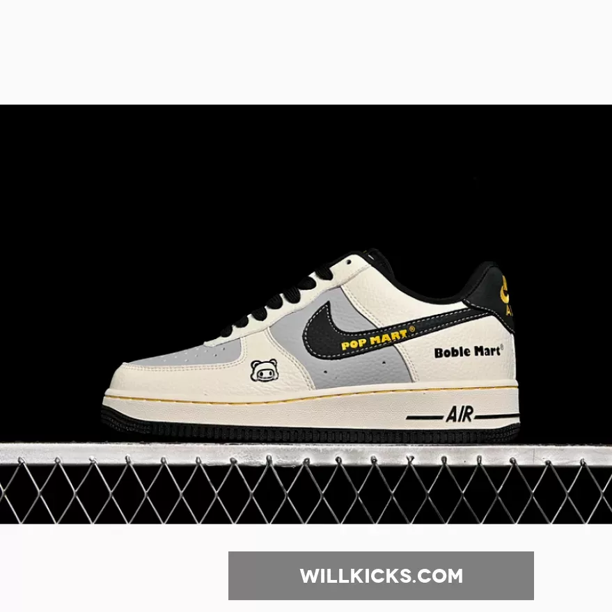 AIR FORCE 1 07 LOW WHITE/GREY/BLACK AIR FORCE 1 07 LOW WHITE/GREY/BLACK