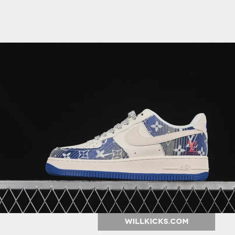 AIR FORCE 1 07 LOW WHITE/GREY/BLUE
