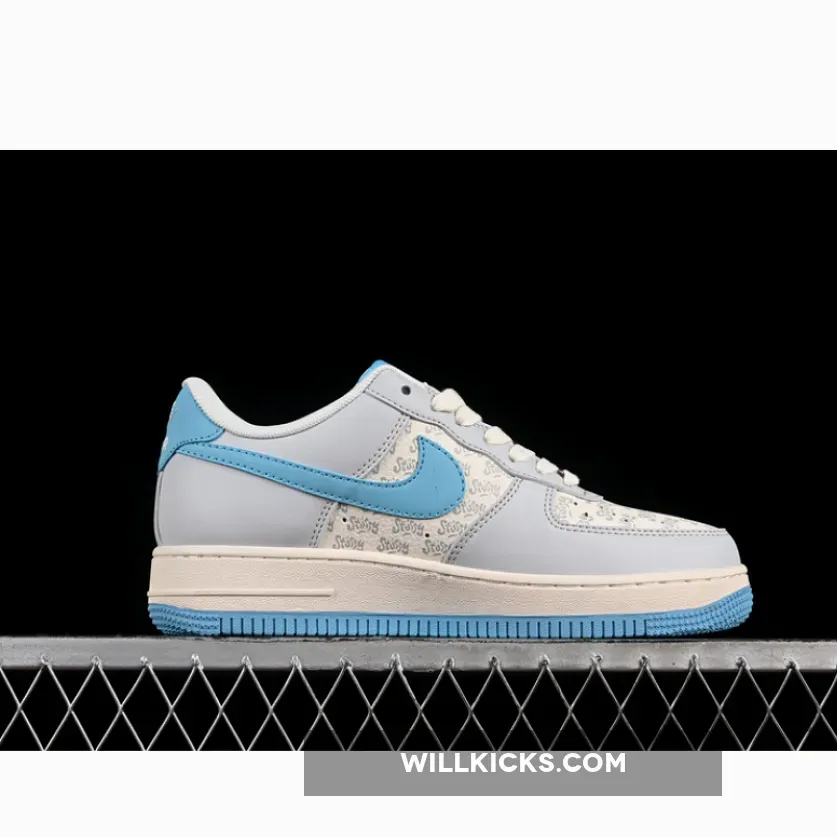 AIR FORCE 1 07 LOW WHITE/GREY/BLUE