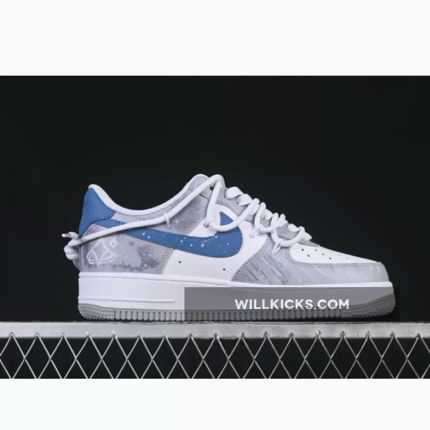 AIR FORCE 1 07 LOW WHITE/GREY/BLUE