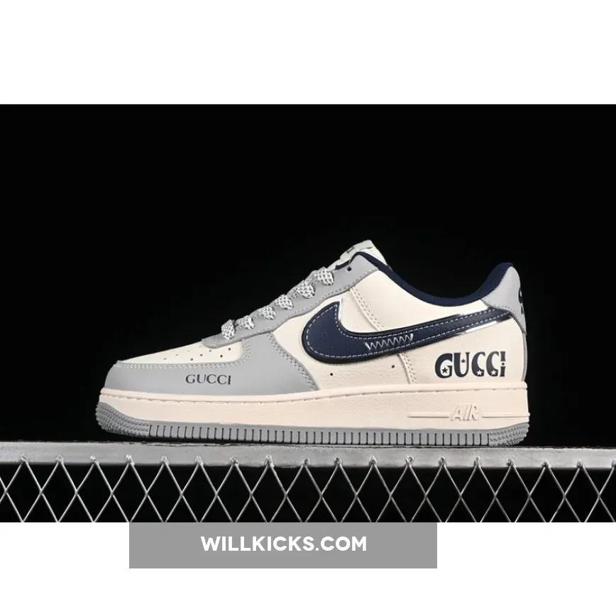 AIR FORCE 1 07 LOW WHITE/GREY/BLUE AIR FORCE 1 07 LOW WHITE/GREY/BLUE