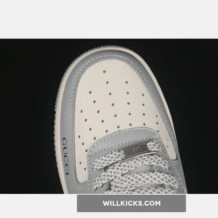 AIR FORCE 1 07 LOW WHITE/GREY/BLUE AIR FORCE 1 07 LOW WHITE/GREY/BLUE