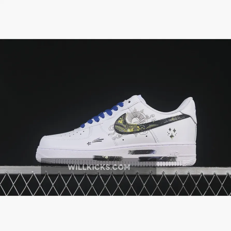 AIR FORCE 1 07 LOW WHITE/GREY/BLUE AIR FORCE 1 07 LOW WHITE/GREY/BLUE