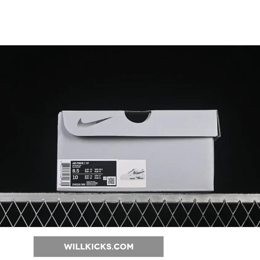 AIR FORCE 1 07 LOW WHITE/GREY/BLUE AIR FORCE 1 07 LOW WHITE/GREY/BLUE