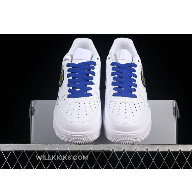 AIR FORCE 1 07 LOW WHITE/GREY/BLUE AIR FORCE 1 07 LOW WHITE/GREY/BLUE