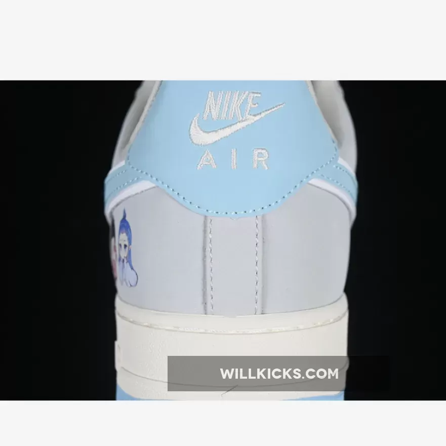 AIR FORCE 1 07 LOW WHITE/GREY/BLUE AIR FORCE 1 07 LOW WHITE/GREY/BLUE